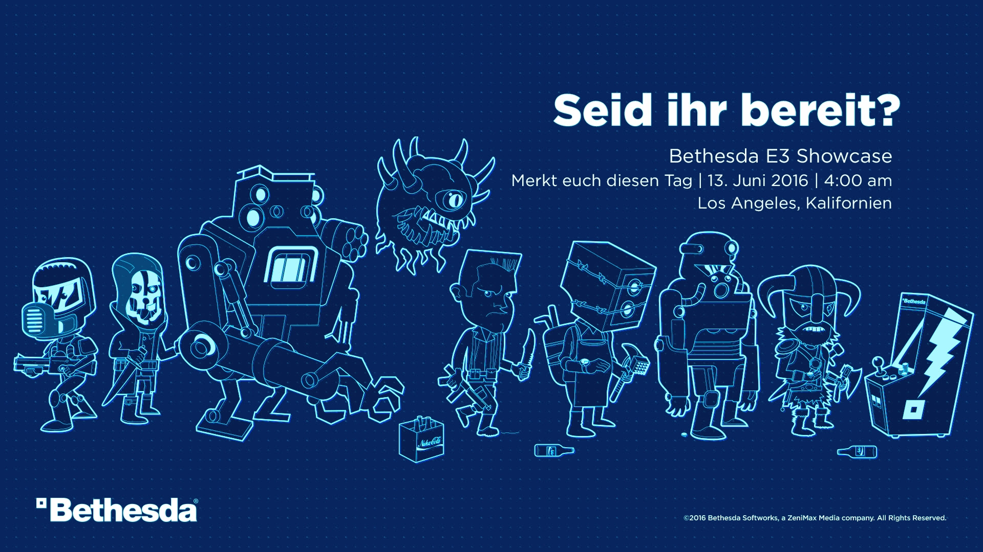 E3 2016: Bethesda gibt Termin für Pressekonferenz bekannt